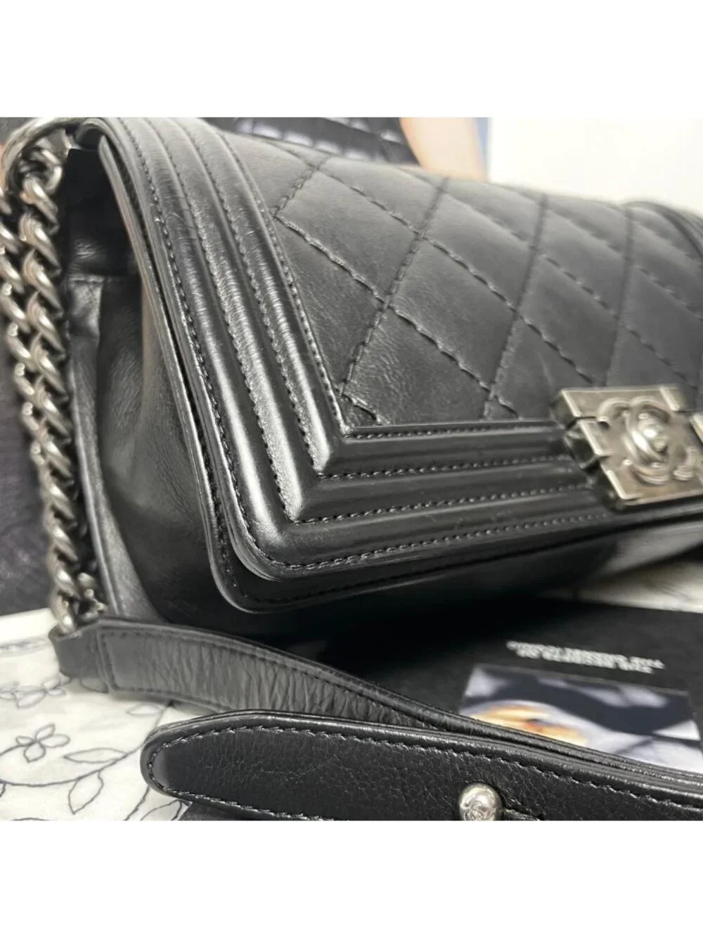 Chanel Quilted Boy Chain